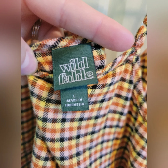 Wild Fable Gingham Print Dress - Picture 9 of 9